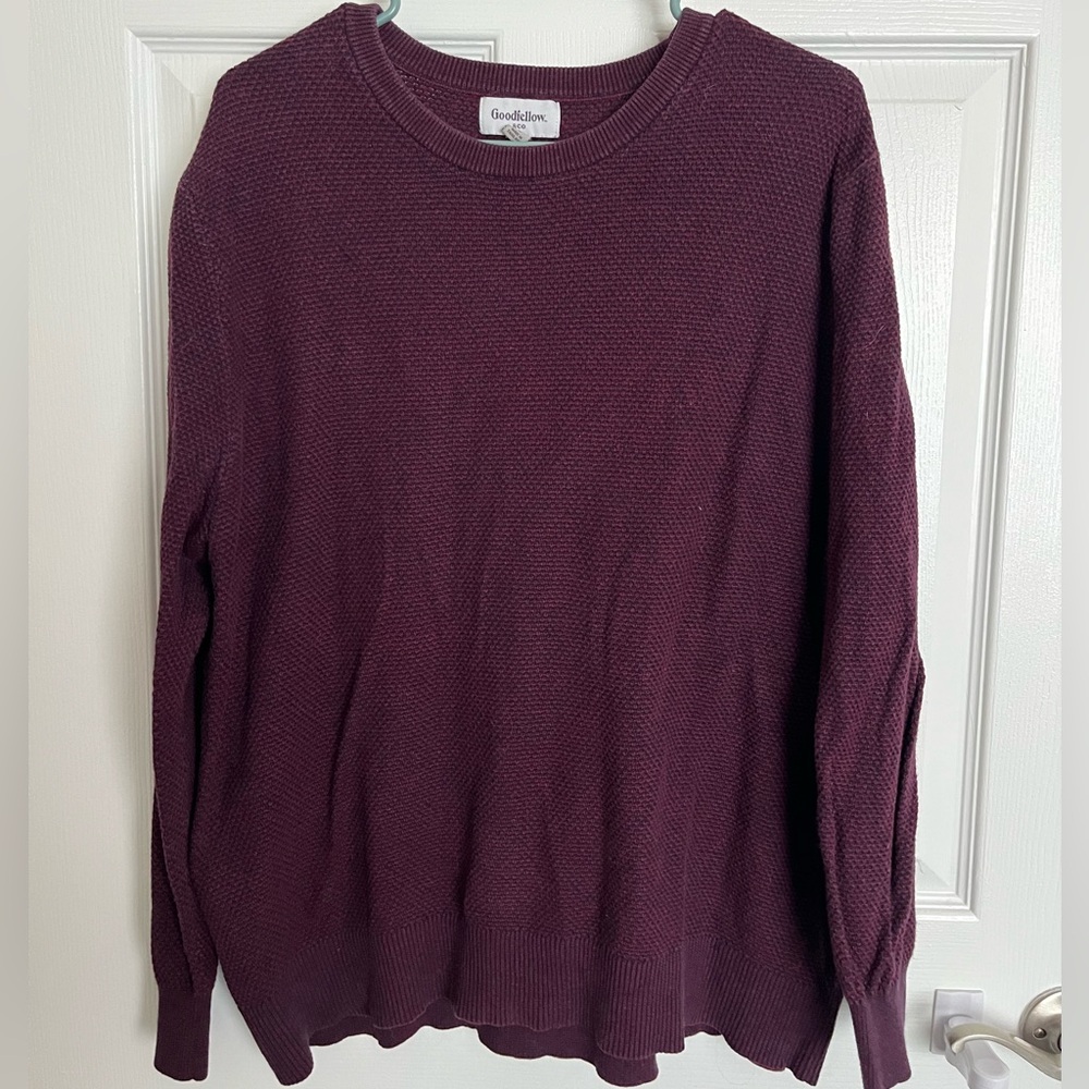 Goodfellow & Co Men's Maroon Crewneck Sweater